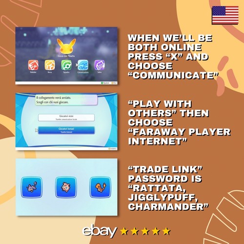 Mew Shiny Level 100 Pokémon Let's GO Pikachu Eevee Legit 6 IV Go Event 2021 Park - Imagen 4 de 8