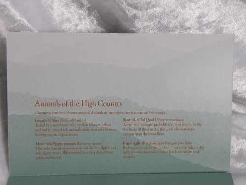 AUSTRALIA STAMP PACK 1990 ANIMALS of the HIGH COUNTRY SEE PICTURES - Picture 4 of 6