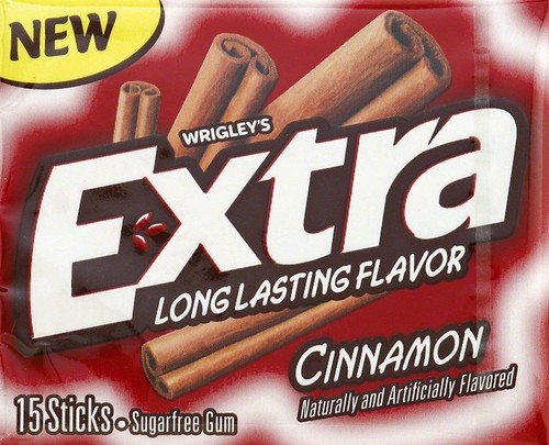 Extra Cinnamon Sugarfree Gum, Single Pack, 15Count - Bild 3 von 4