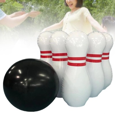 Bowling-Set Indoor Outdoor Spiele tragbar aufblasbar Bowling Vorschulkind