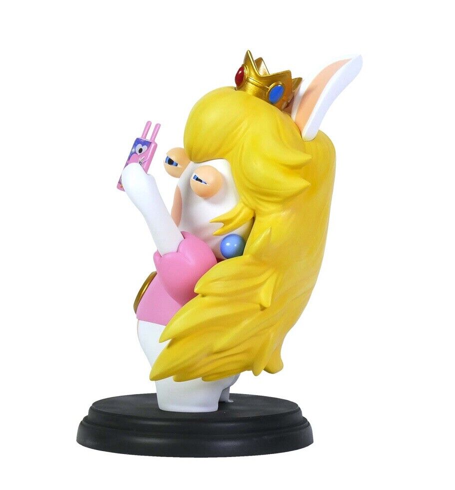 MARIO +RABBIDS KINGDOM BATTLE STATUA PEACH 16,5 cm DA COLLEZIONE