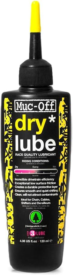 Muc-Off Dry Chain Lube, 120 ml - Lubrificante Catena Bici 120