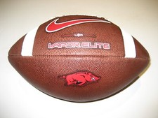 2023 Arkansas Razorbacks GAME BALL Nike Vapor Elite Football - UNIVERSITY