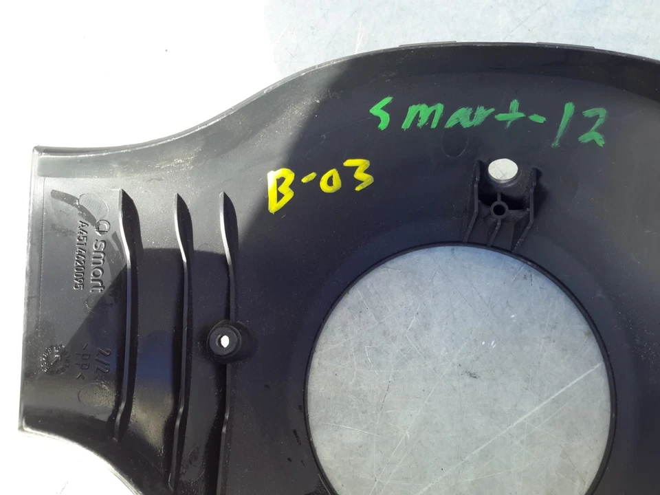 Carcasa de plástico para volante Smart Fortwo 2008-2015 A4514620095 OEM Foto 3 de 3