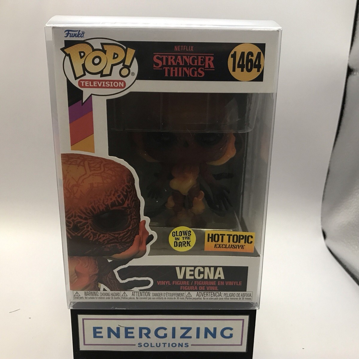 Funko Pop! Stranger Things Vecna (GLOW) #1464 (HOT TOPIC EXCLUSIVE