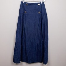 Vintage Roper denim western a-line wrap skirt-9/10