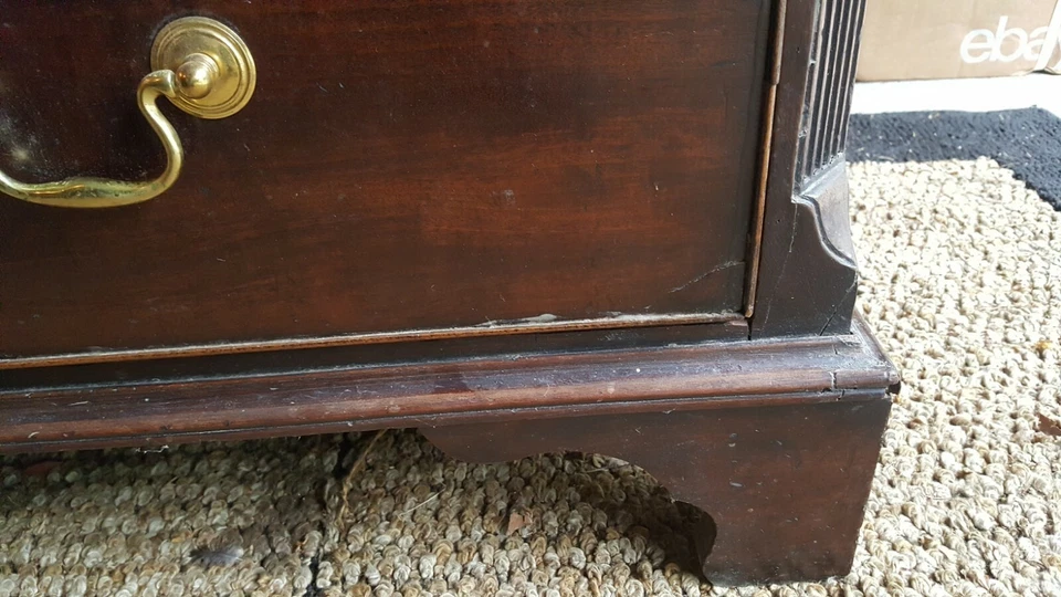 CAJONERA SIGLO XVIII | Cajonera antigua inglesa Jorge III c.1790 Foto 4 de 4