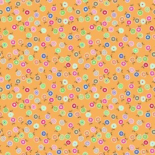 BEE DOTS on MARIGOLD Yellow Lori Holt for Riley Blake Patricia Flowers