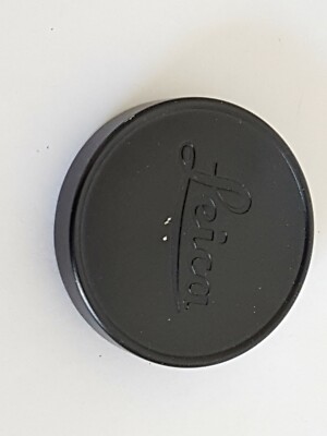 Genuine Ernst Leitz Wetzlar Leica Push-On Front Lens Cap for E39 Lenses BLACK #1