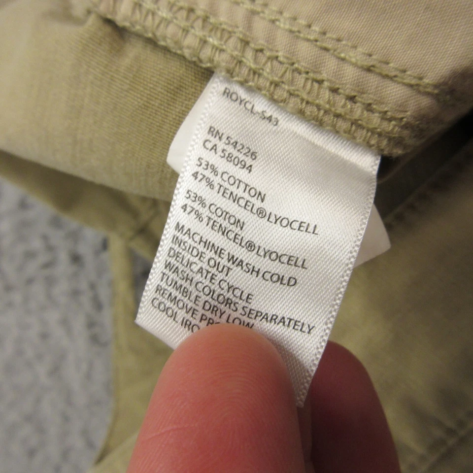 Pantalones cargo de senderismo Royal Robbins para mujer talla 30 x 11 mezcla de algodón campamento al aire libre Foto 3 de 4