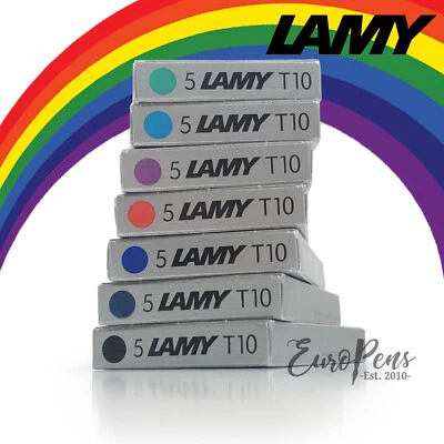 Lamy T10 Ink Cartridges for Lamy Safari Fountain Pens - Choose Colour -Uk
