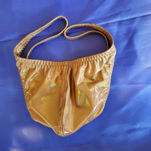 Hologram Gold Thong for Him - Picture 1 of 1