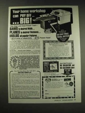 1987 Foley-Belsaw Planer-Molder-Saw Ad - Your home workshop can pay off big!
