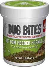 Fluval Bug Bites Bottom Feeder Fish Food, Granules for Small to Medium Sized Fis