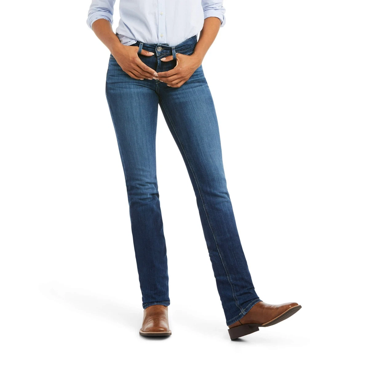 Ariat Women s R.E.A.L Perfect Rise Straight Leg Abby Jeans