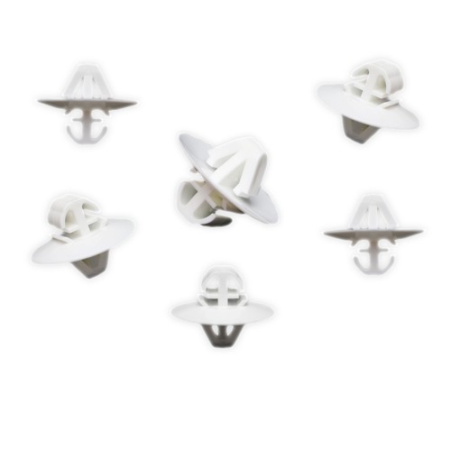 50x EXTERIOR SIDE MOULDING & DOOR PLASTIC TRIM PANEL CLIPS for MERCEDES