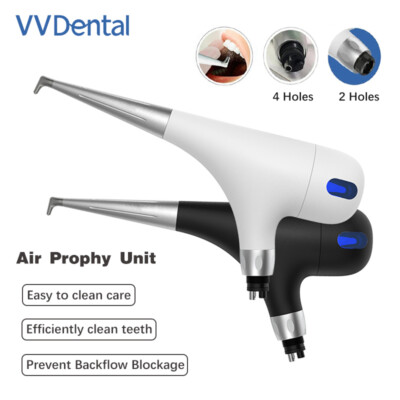Dental Air Polisher Prophy Handpiece Spray Jet Air Flow Teeth Whitening 2/4 Hole