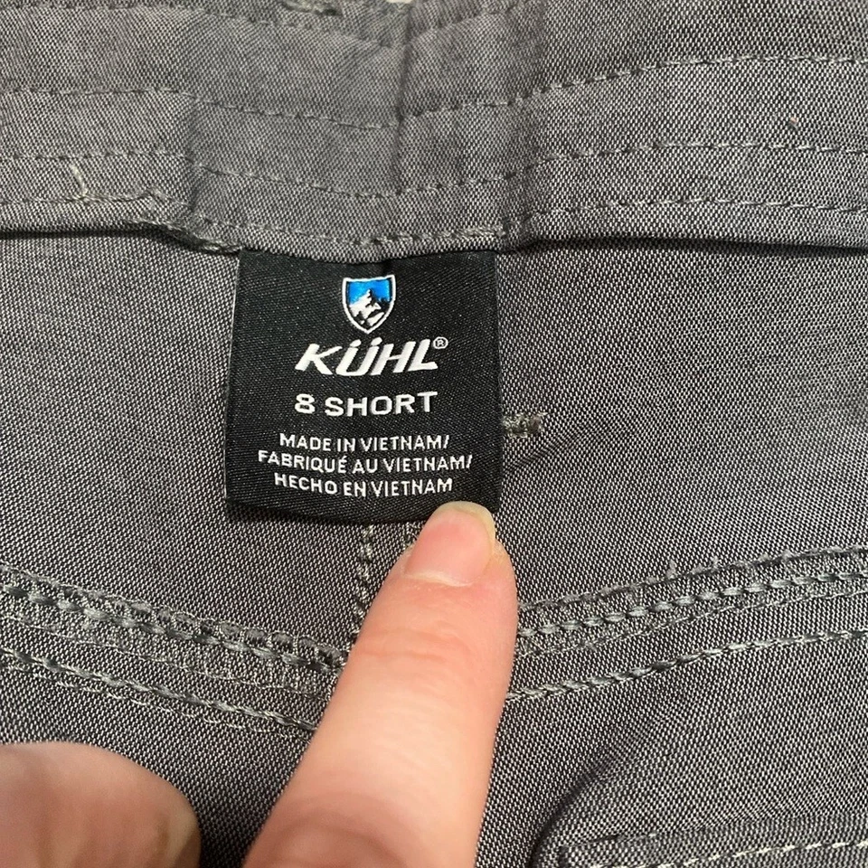 Kuhl Trekr Hiking Pants Womens 8 Short Charcoal Gray Outdoors Gorpcore - Image 2 of 4