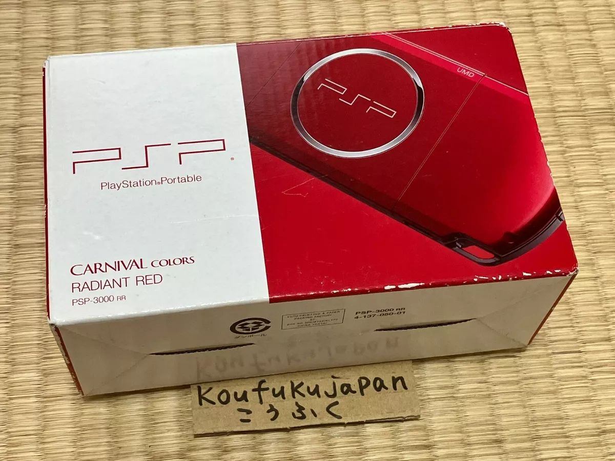 SONY PSP-3000RR PSP PlayStation Portable Console Radiant Red