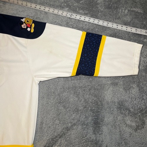 VTG Y2K 2007 Walt Disney World Hockey Jersey Adult 2XL Mickey Donald Duck Goofy - Picture 12 of 16