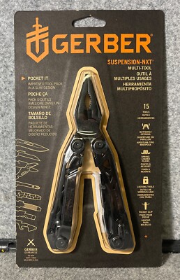 GERBER SUSPENSION NXT BLACK MULTI-TOOL 15 TOOLS - 1071482