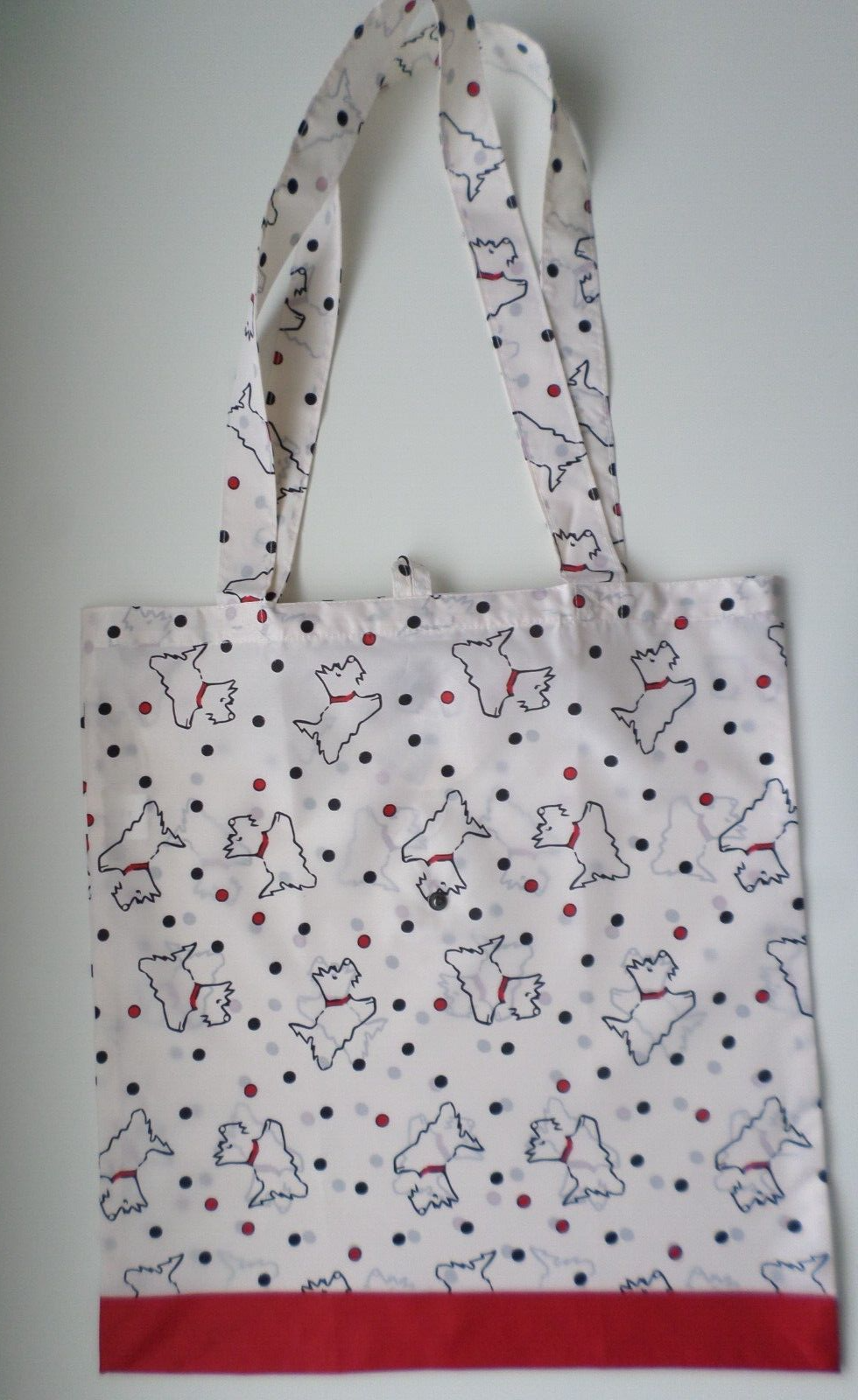 RADLEY - RADLEY EVERGREEN - SPOT & DOG - CHALK FOLDAWAY TOTE SHOPPER - RRP £16