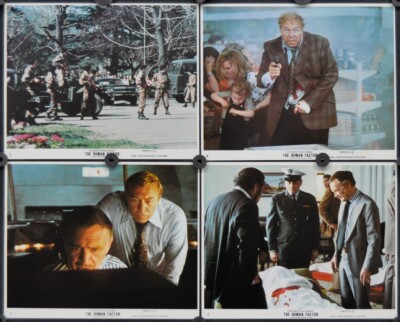 Die Human Factor 1975 Original 8X10 Lobby Karte Set George Kennedy John Mills