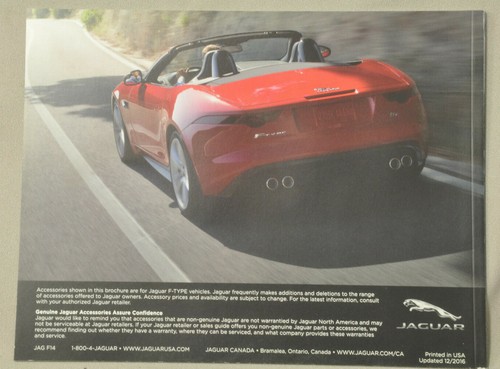 Jaguar 2013 F-Type Accessories Brochure 21 pages 11" x 8.5" NEW - Picture 2 of 2