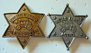 Lapel Pins - WELLS FARGO AGENT PINS IN GOLD & SILVER