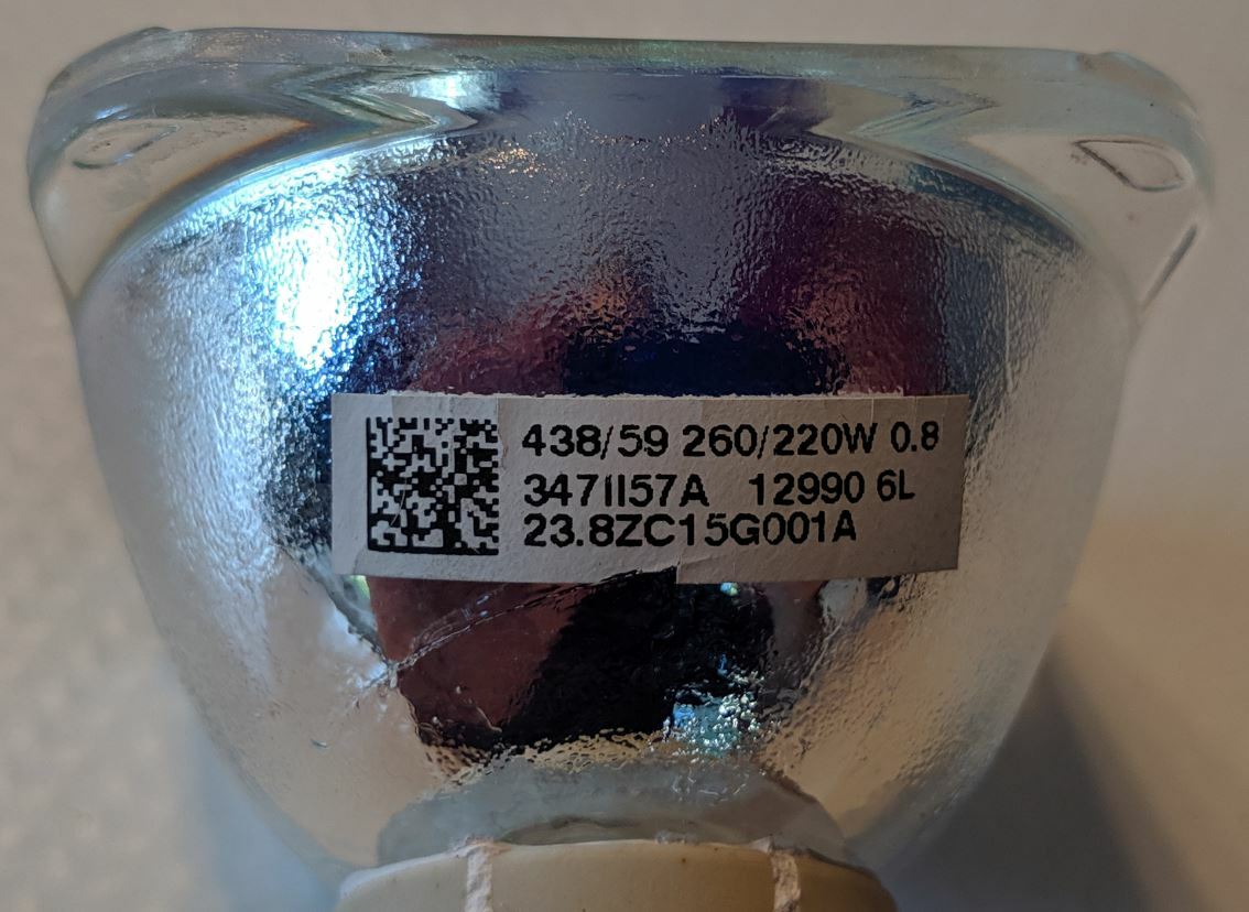 GENUINE ORIGINAL OEM PHILIPS 392/59 BULB FOR MANY PROJECTORS NMU