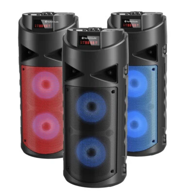 TOPTECH Fully Powered Portable 1500 Watts Peak Power Speaker w/ LED Light