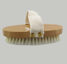 new Healthy Natural Bristle Wooden Bath Shower Brush Body Scrubber Exfoliator