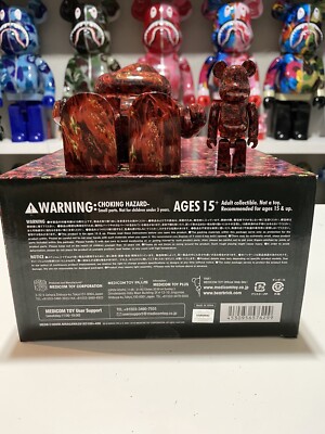 Mika Ninagawa 400% 100% Leather Rose Bearbrick Set Be@rbrick 2018