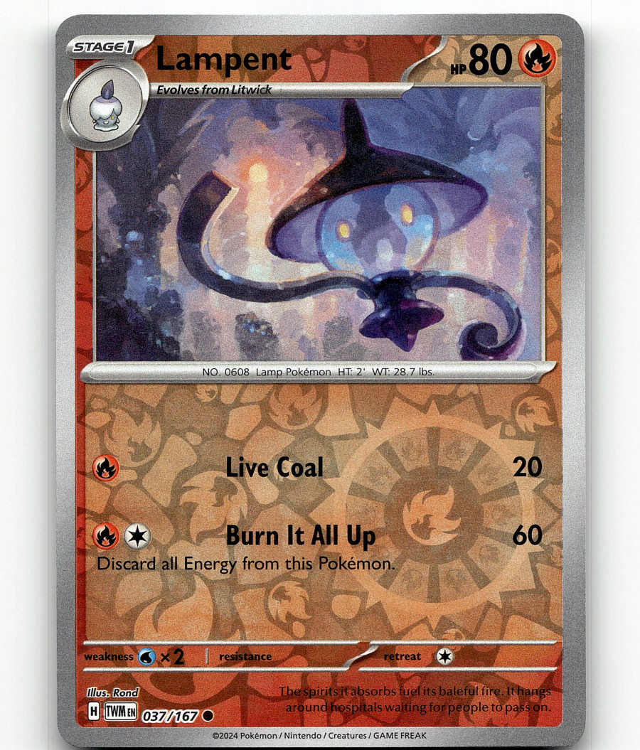 Lampent Pokmon TCG Cards for sale | eBay