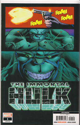 IMMORTAL HULK #1 (5TH PRINT VARIANT) COMIC BOOK ~ Marvel