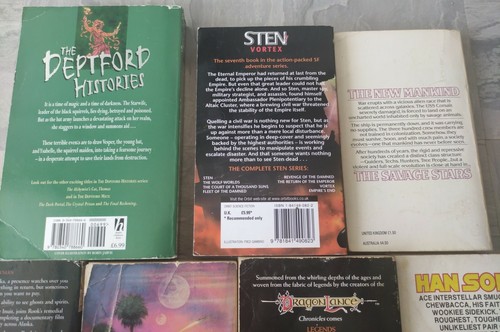 Bücherpaket Deptford Histories Dragon Lance Star Wars Krieg der Zwillinge 7 Bücher - Bild 8 von 9