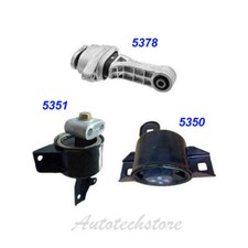 Engine Motor Trans Mount For 04-08 Chevy Aveo Aveo5 Pontiac Wave 1.6 3pcs M461