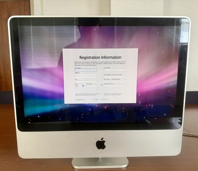Apple A1224 Imac 20'' Intel 2.0 GHz Core 2 Duo 1GB RAM 250 GB HDD