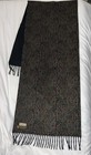 Loro Piana Scarf 100% Cashmere Red Paisley Reversible Fringe — photo 1