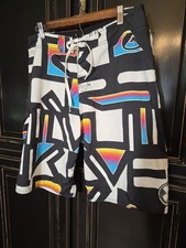 vintage quiksilver boardshorts, Mens 34, Nostalgic, Beach, Summer, Vacation,...