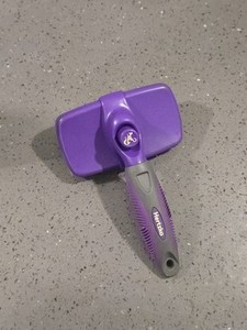 Purple Cat & Dog Long/Medium Hair Brush - Pet Grooming