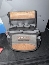 VETO PRO PAC TP4 Tool Pouch Black Brown Gray Nylon Leather Multiple Pockets