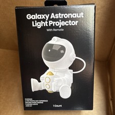 Galaxy Astronaut Light Projector With Remote New In Box