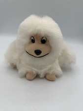 Stuffed Albino Monkey Plush Toy 5.5in Gorilla White Fur