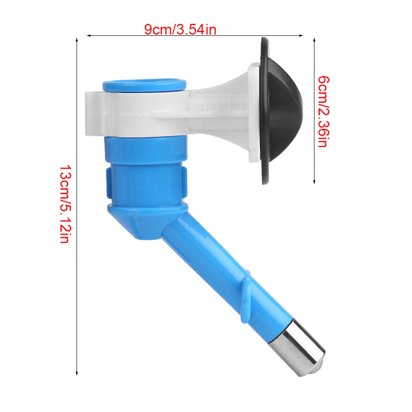 Bottle Water Drinker Dispenser Feeder Head For Pet Cat Dog Rabbit Blue