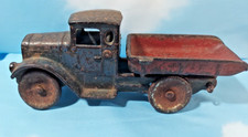 Vintage Kilgore Cast Iron Dump Truck   1930's   6" Rare Collectible