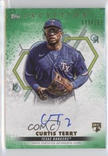 2022 Inception Base Rookie and Emerging Stars Green /125 Curtis Terry Auto 0a5t