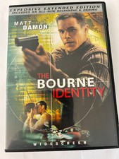 The Bourne Identity DVD Matt Damon / Ships Same Day With Tracking