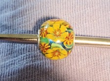 Trollbead Flower Child Glass Bead