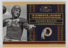 2008 Donruss Classics Timeless Treasures Gold 21/100 Sammy Baugh #TT-14 HOF 4xt